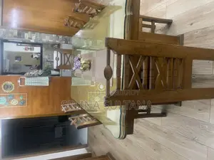 Original Segun Wood 6 Seater Dining Table with Chair