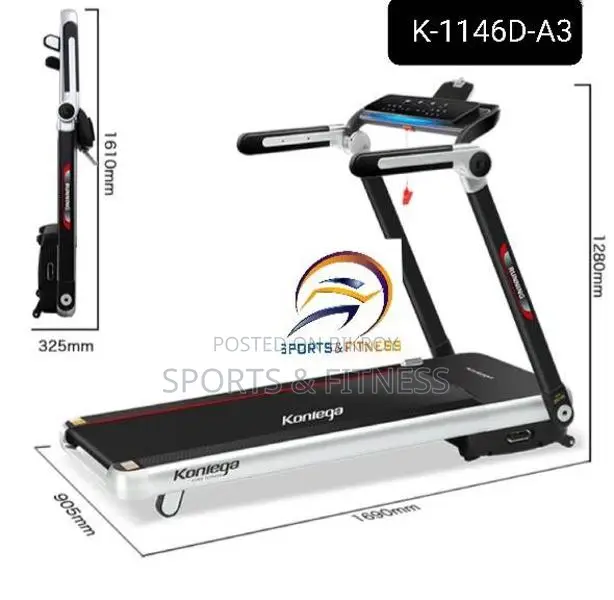 Konlega Slim Pad Motorized Treadmill 2.5HP