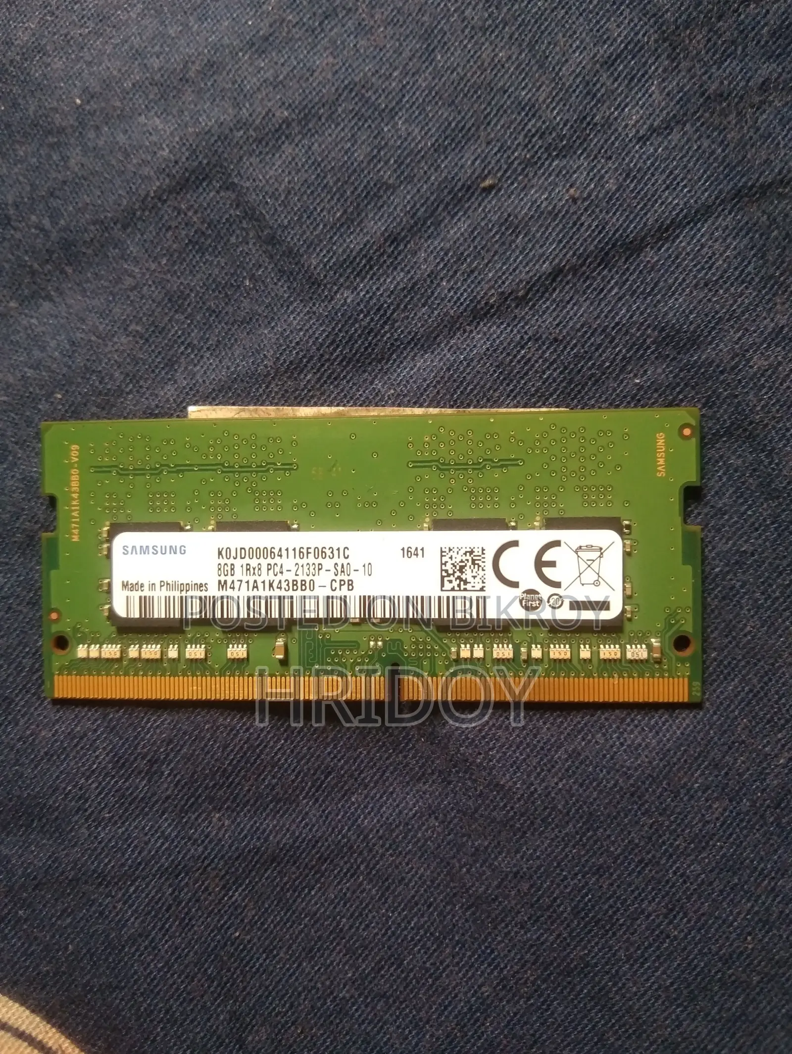 Samsung Original 8GB DDR4 Laptop RAM