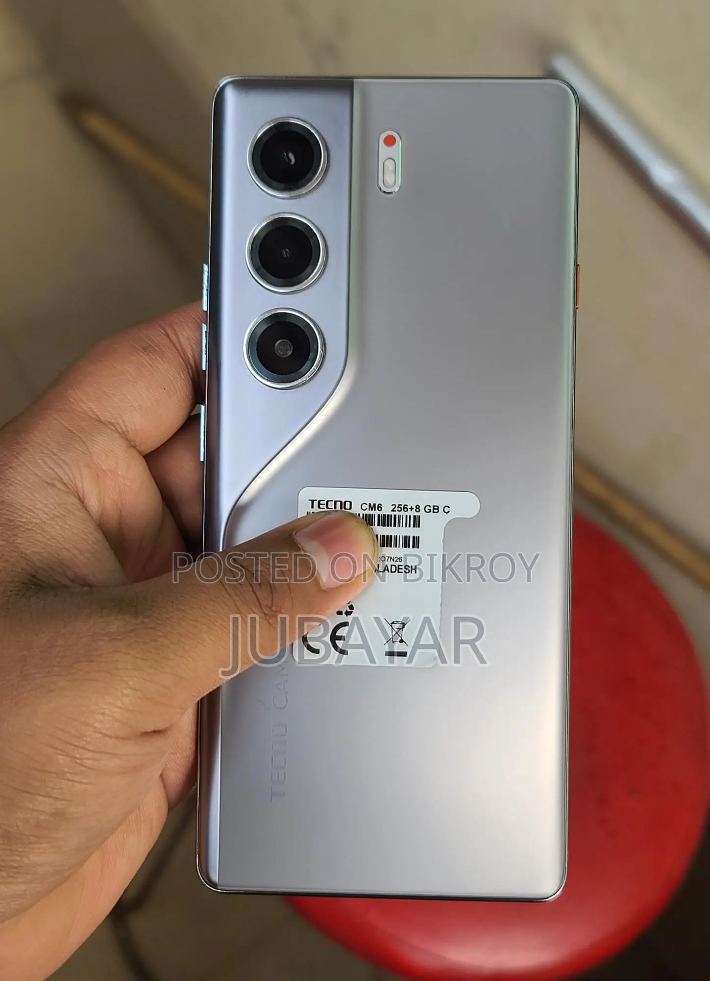 Tecno Camon 40 Pro ৮ জিবি /২৫৬ জিবি। (Used)
