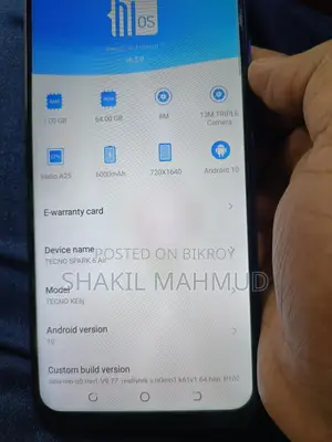 Tecno Spark 6 Air 3/64 GB (Used)