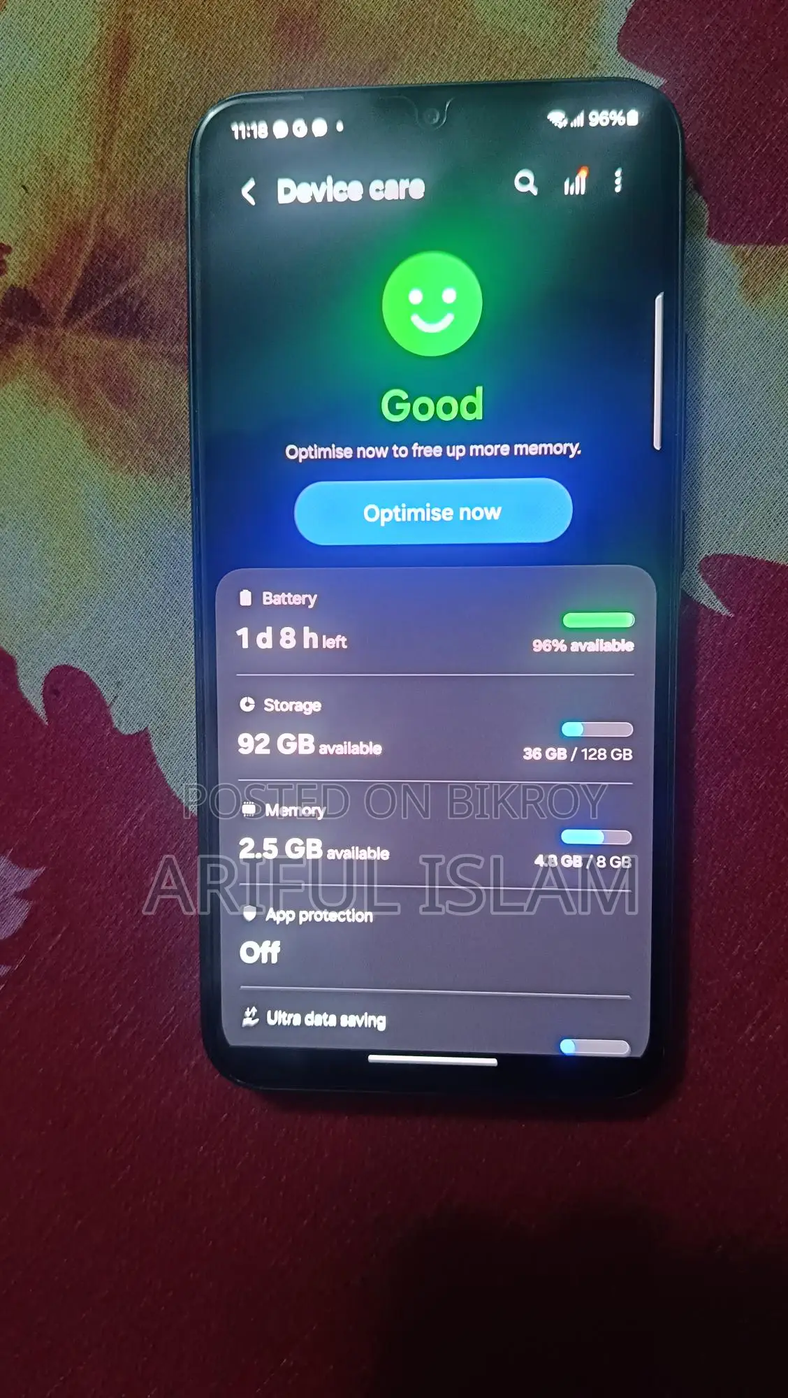 Samsung Galaxy A34 3 month (Used)