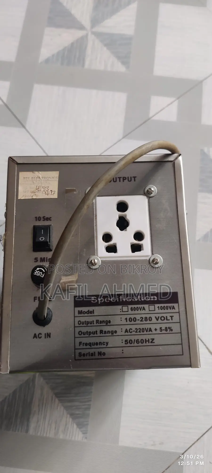 Voltage Stabilizer for Sale