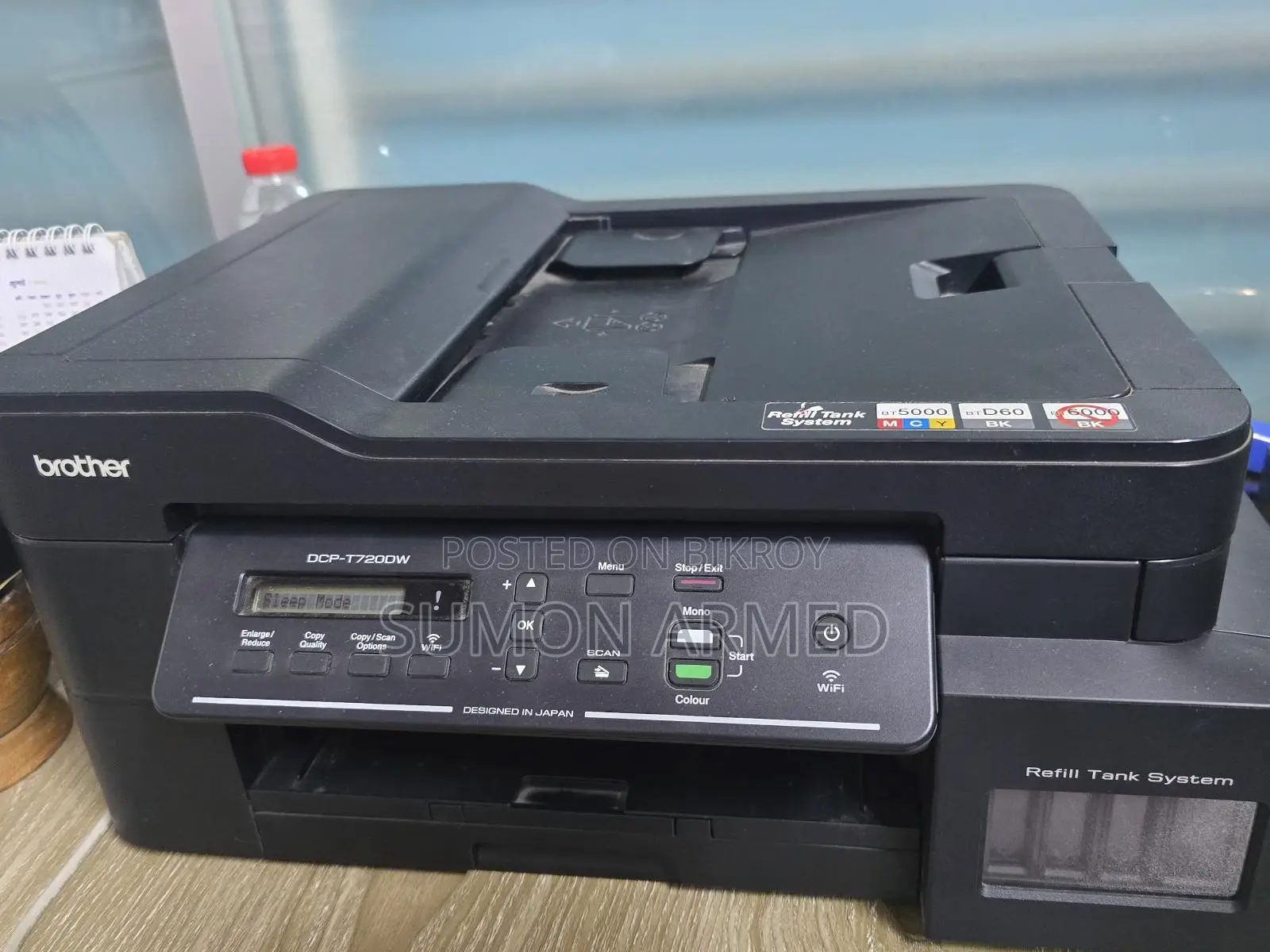 brother wifi colour printer as like new 6 manth used only