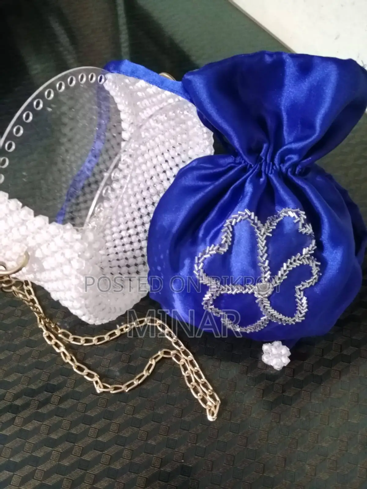 Handmade Crystal Beaded Ladies Bag
