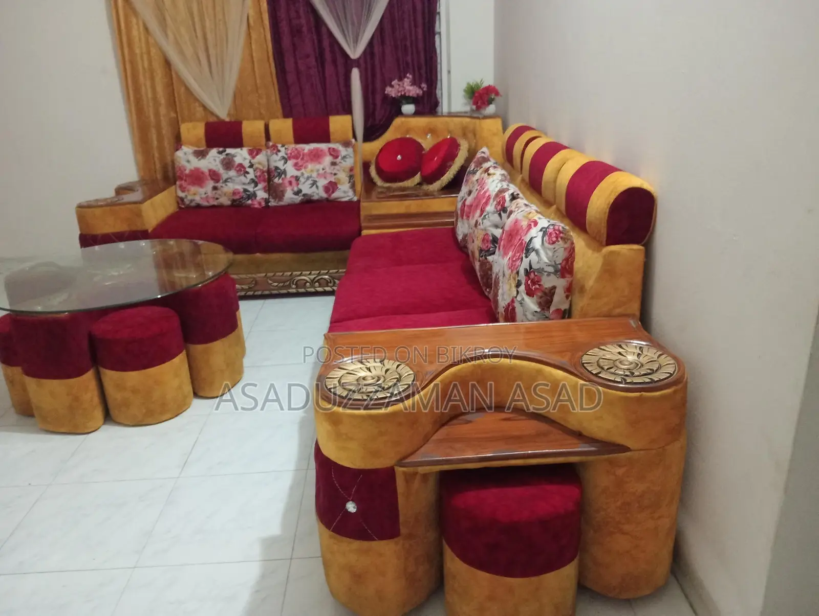 Teak Wood Sofa