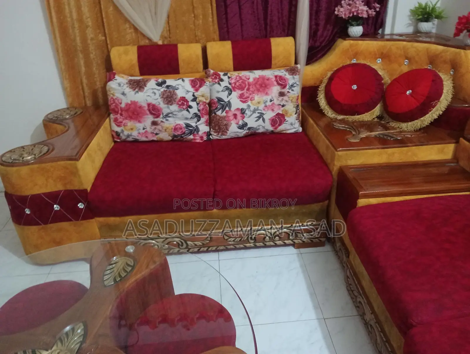 Teak Wood Sofa