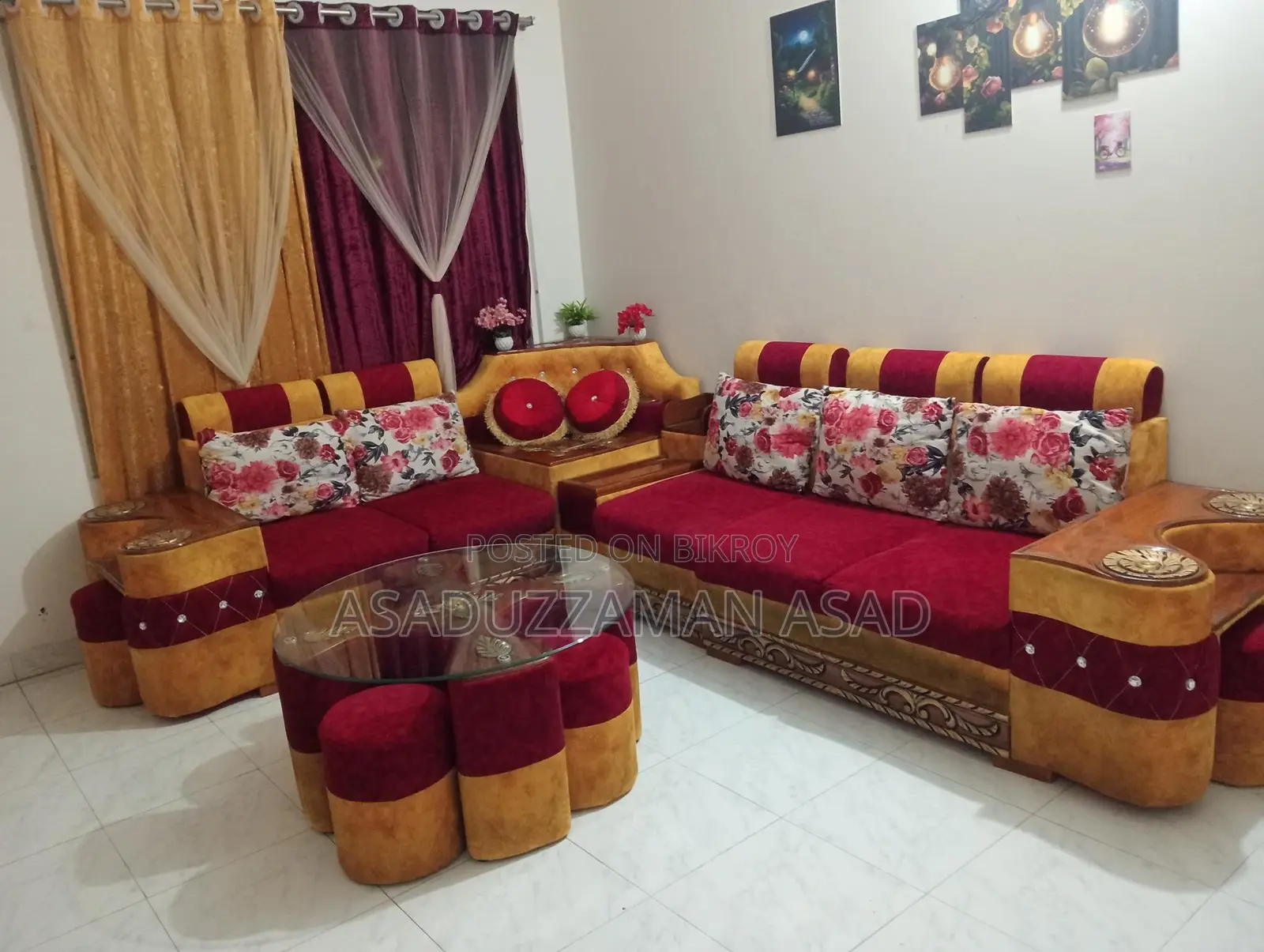 Teak Wood Sofa