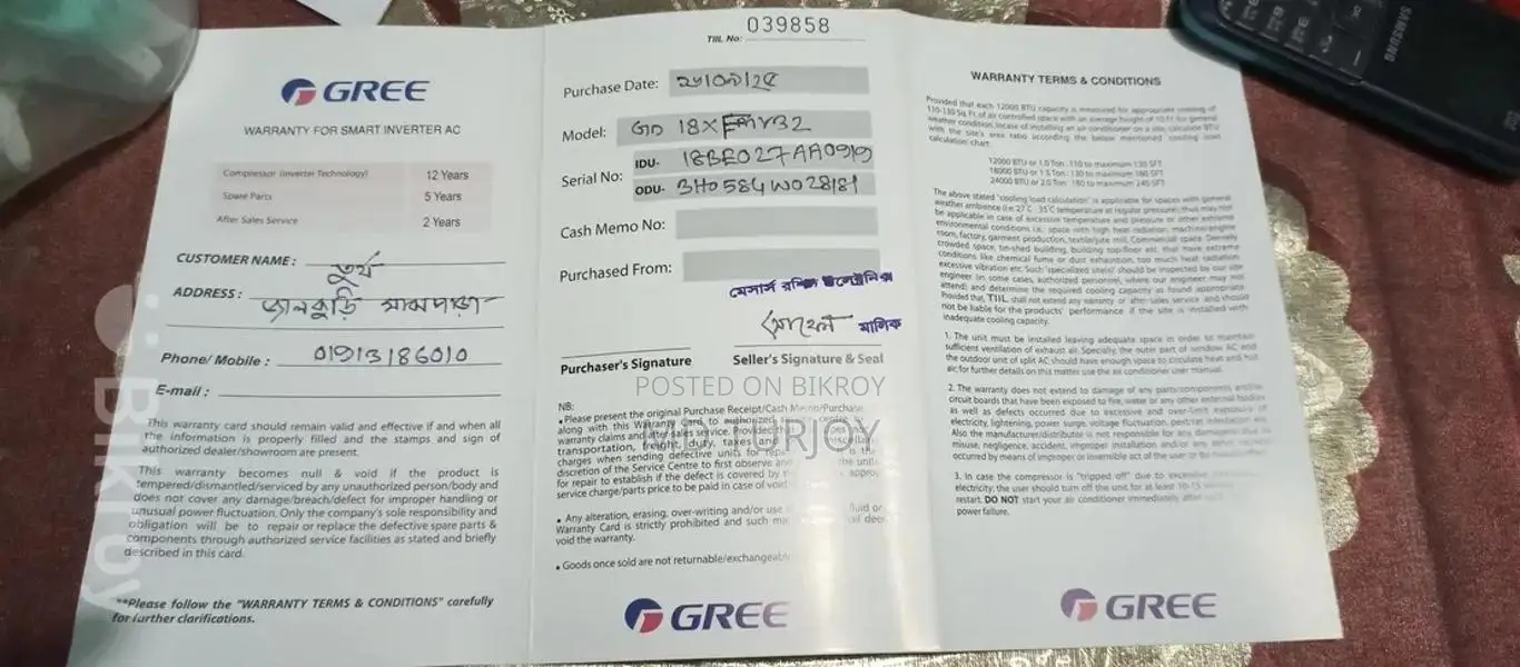 Gree Ac/ Inverter Ac