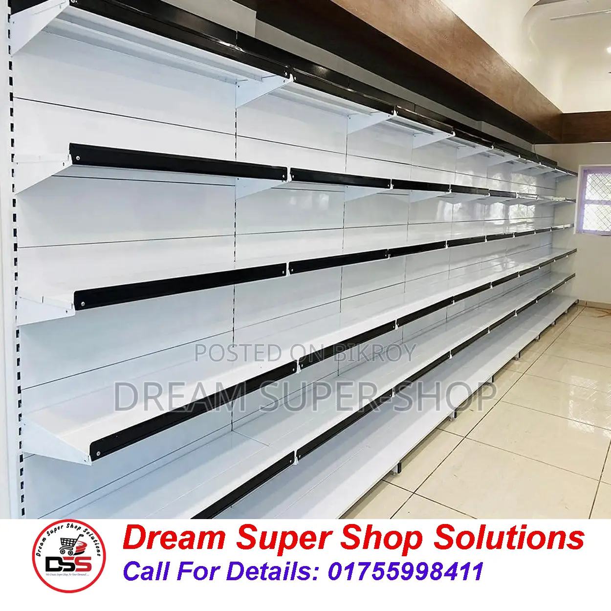 Premium Super Shop Gondola (Adjustable Shelving)