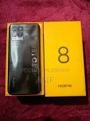 Realme 8 with box (Used)