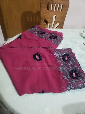 Embroidered Georgette Saree