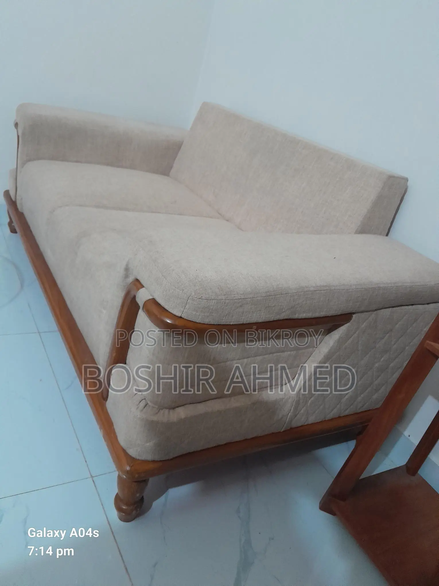 ফুল সেট সেগুন কাঠের সোফা বিক্রয় হবে