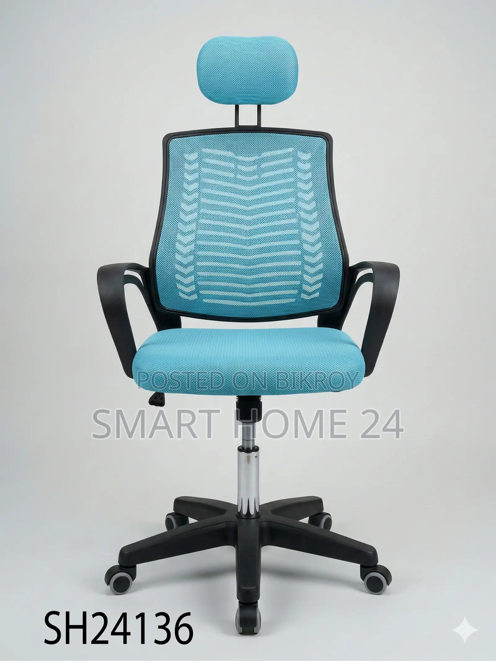 Mesh Office Chair with Headrest – Modern Design & Long-Lasting Comfort