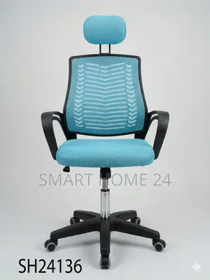 Mesh Office Chair with Headrest – Modern Design & Long-Lasting Comfort