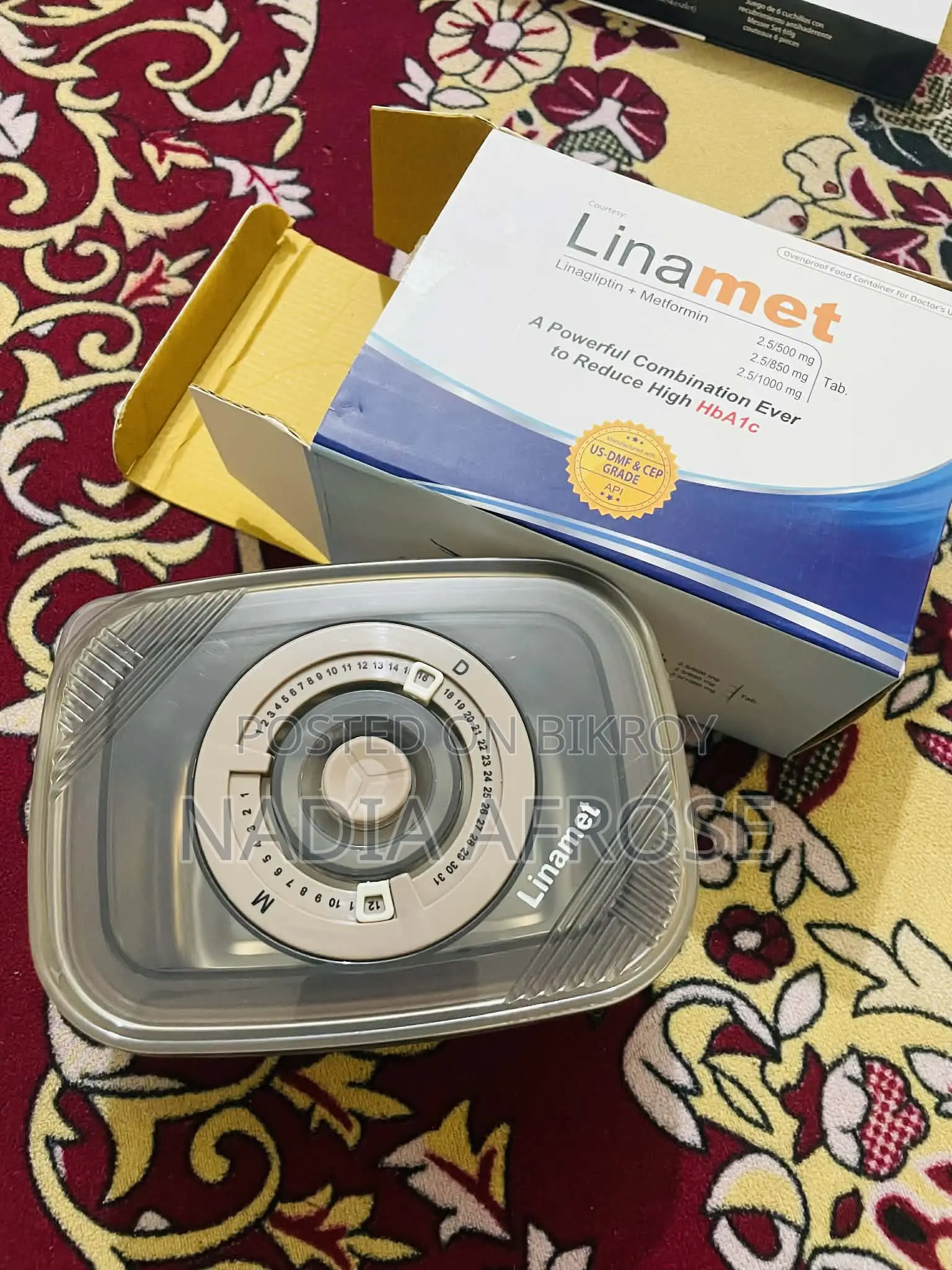 Original Linamet Stainless Steel Lunch Box