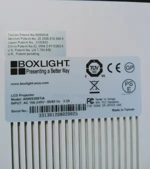 BOXLIGHT ANW335STiA Short Throw Projector Made in Taiwan