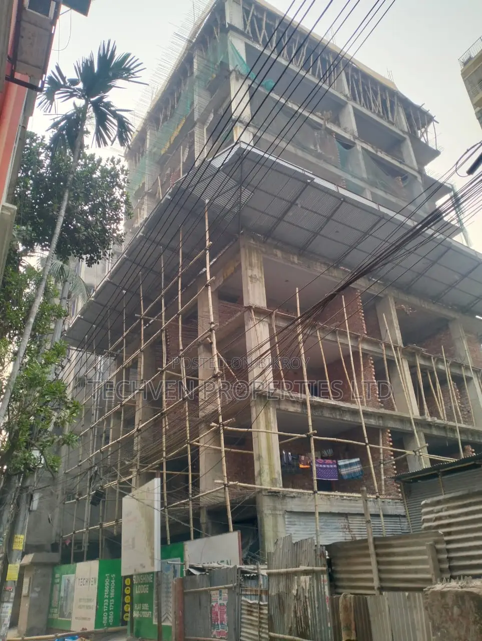 1700 sq ft Flat at 6750 Taka/sq ft @ Agargaon 60 Feet, SP Road, Lake View Mosque