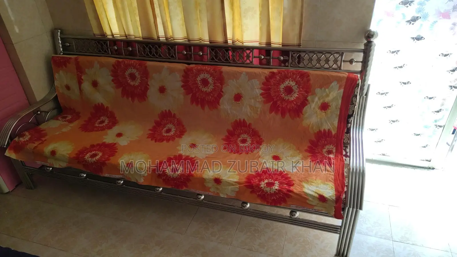 Steel Sofa with Foam Set