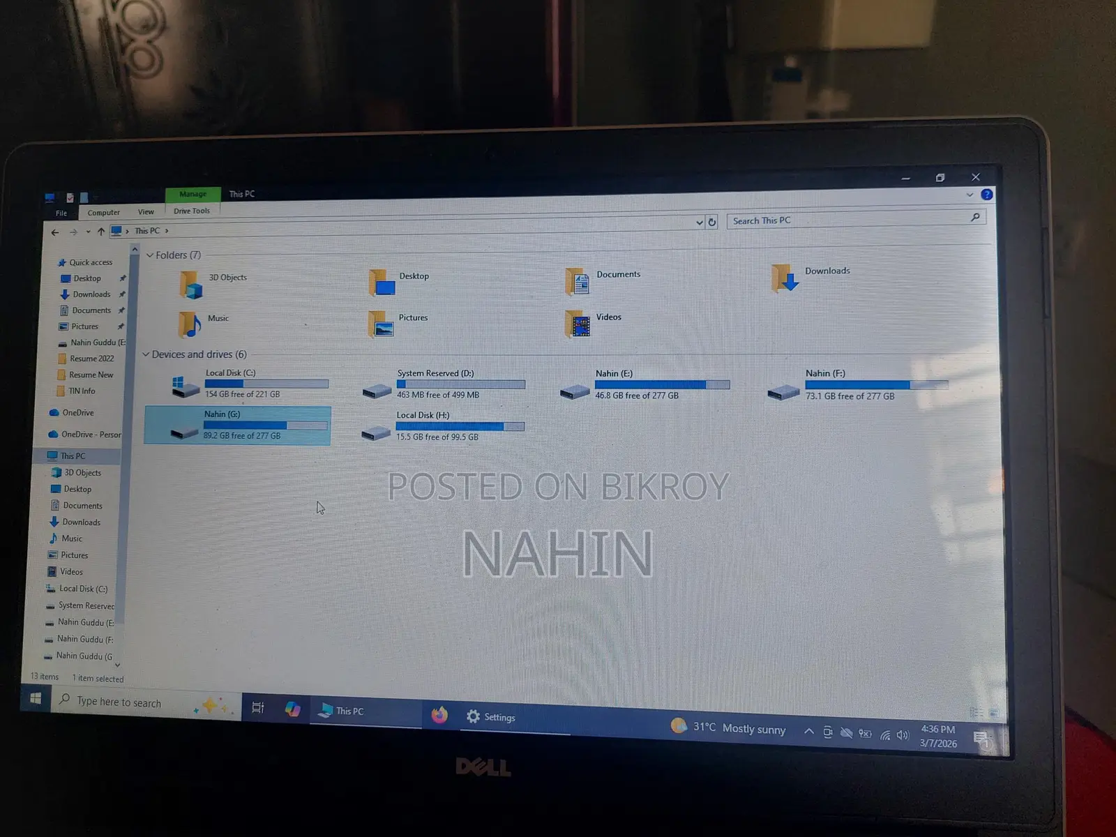 Laptop for sale