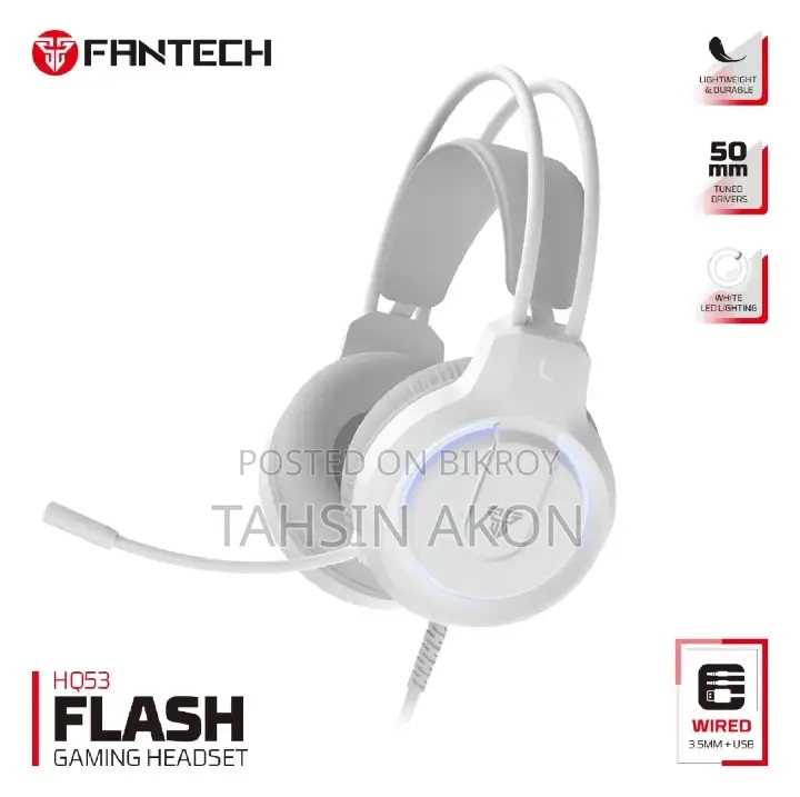 Fantech HQ53 Flash Gaming Headset ফ্যানটেক নতুন হেডফোন
