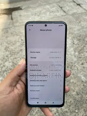 Xiaomi Redmi Note 12 100% Good (Used)
