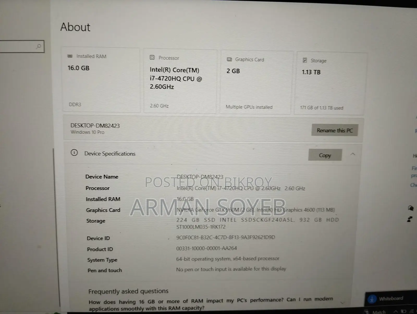 ACER v15 Nitro - Black Edition