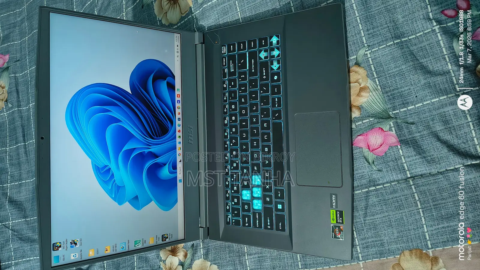 MSI THIN A15 B7UCX Ryzen 5 negotiable Rush!