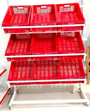 Vegetable Rack (3 Layers, 9 Crates)