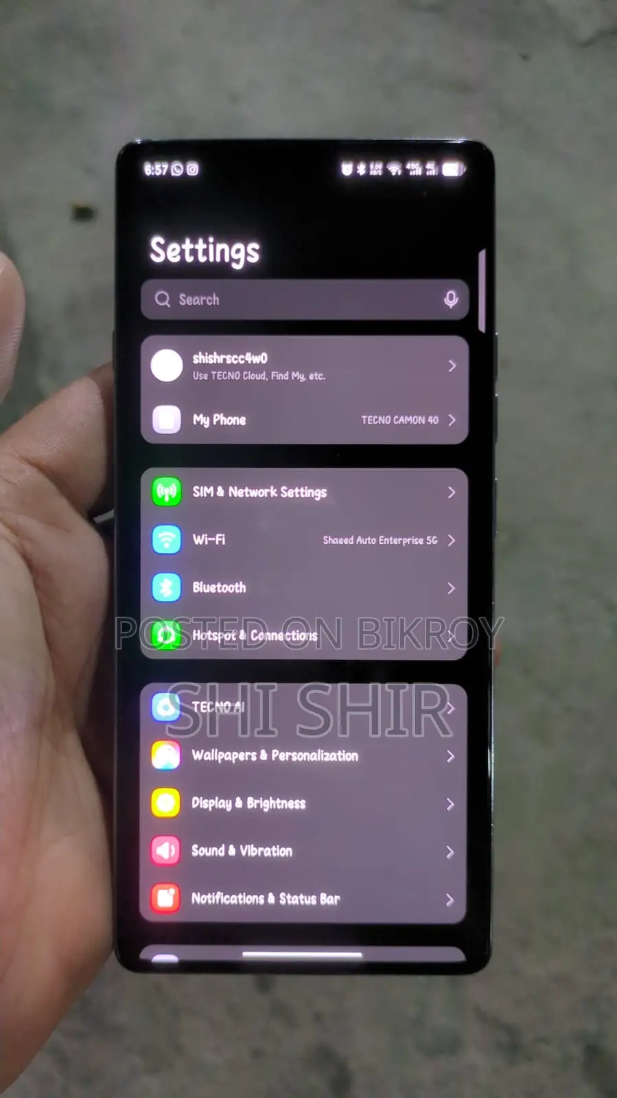 Tecno Camon 40 Pro 2025 (ব্যবহৃত)