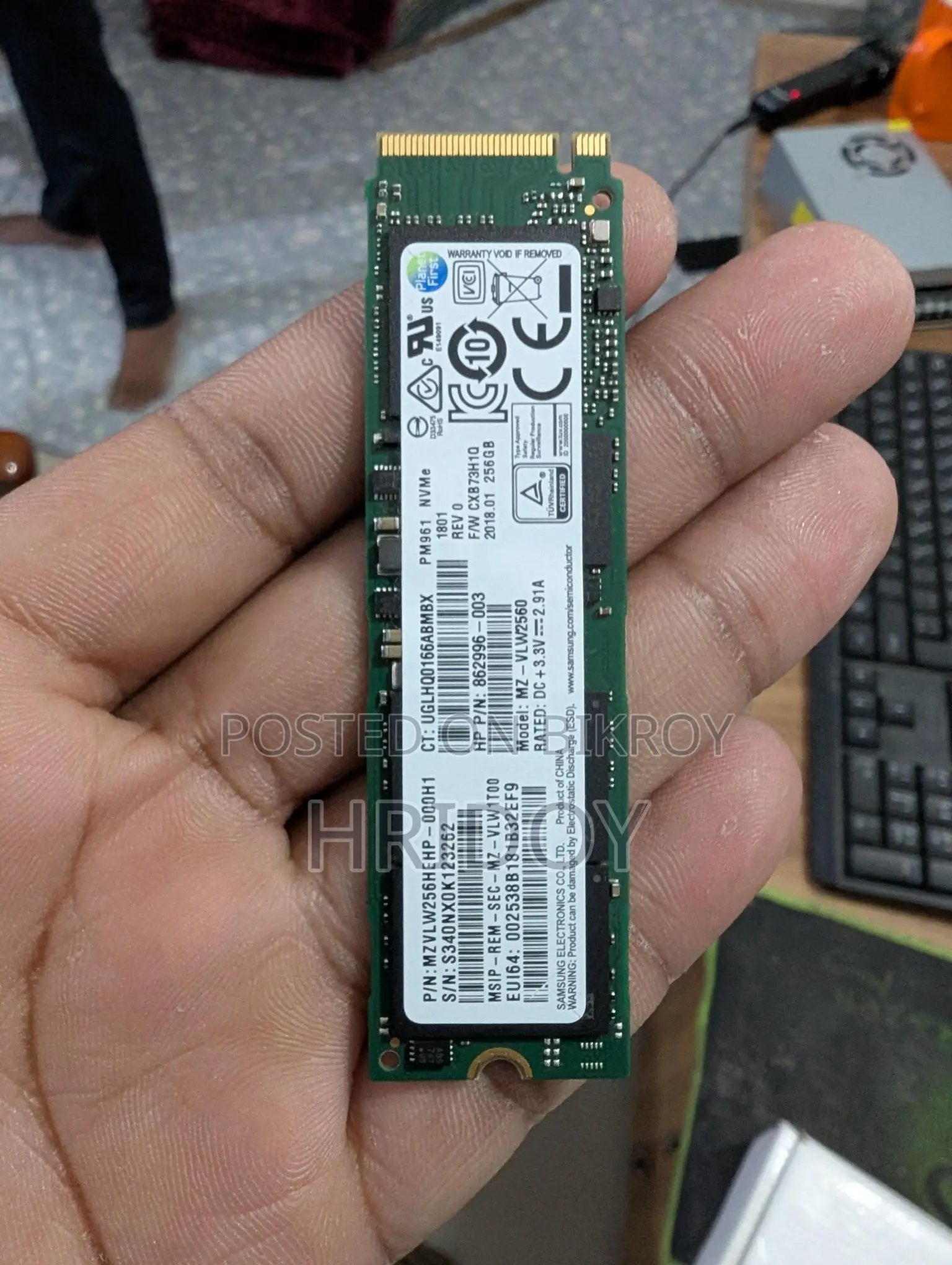 256 Gb Original Samsung SSD