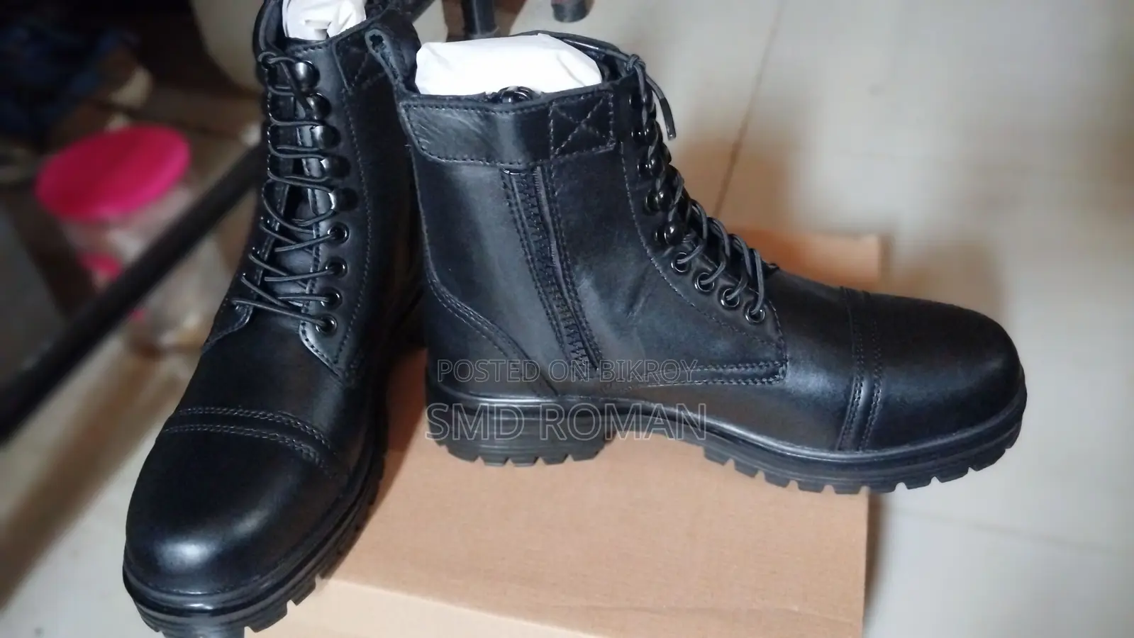 Leather Long Boots for Men
