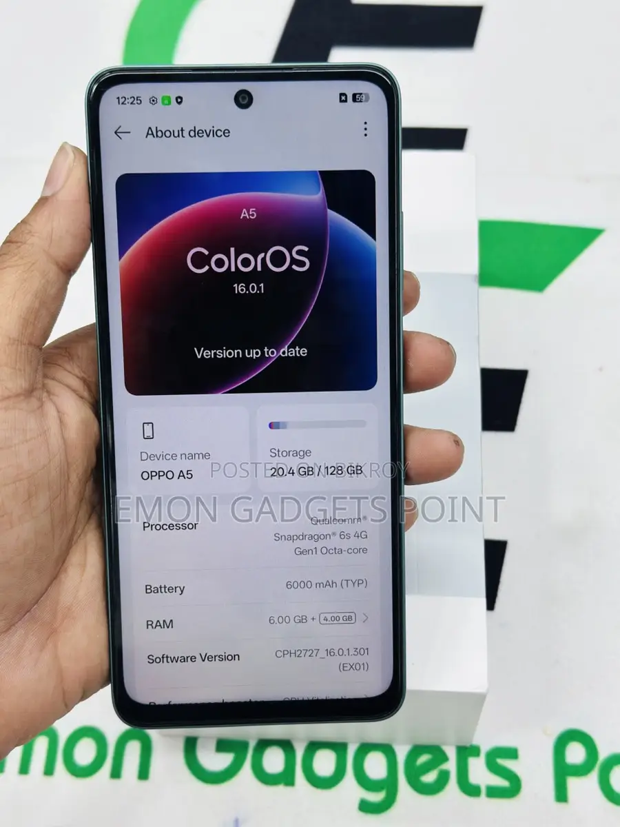 OPPO A5 2020 6/128 official (Used)