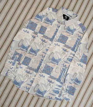 Premium Quality Popcorn Fabric Shirt.