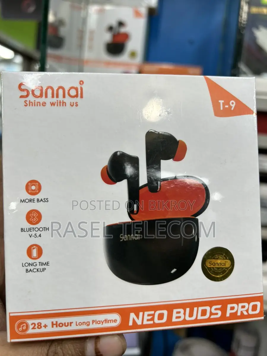 Sannai Neo Buds Pro T-9 | 28+ Hours Backup Original Brand New