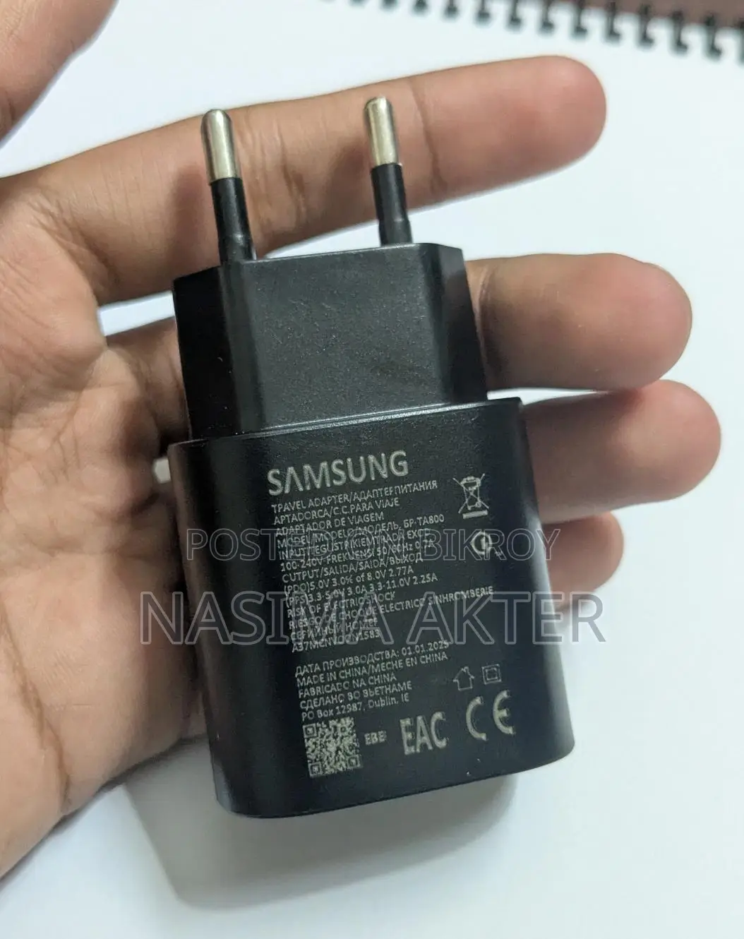 Samsung 25w Fast Charging Adapter New