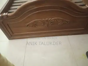 ড্রয়ারসহ পিওর সেগুন কাঠের লাক্সারি বক্স বেড(৭'৬ X ৪'৬)- সুপার কন্ডিশন!