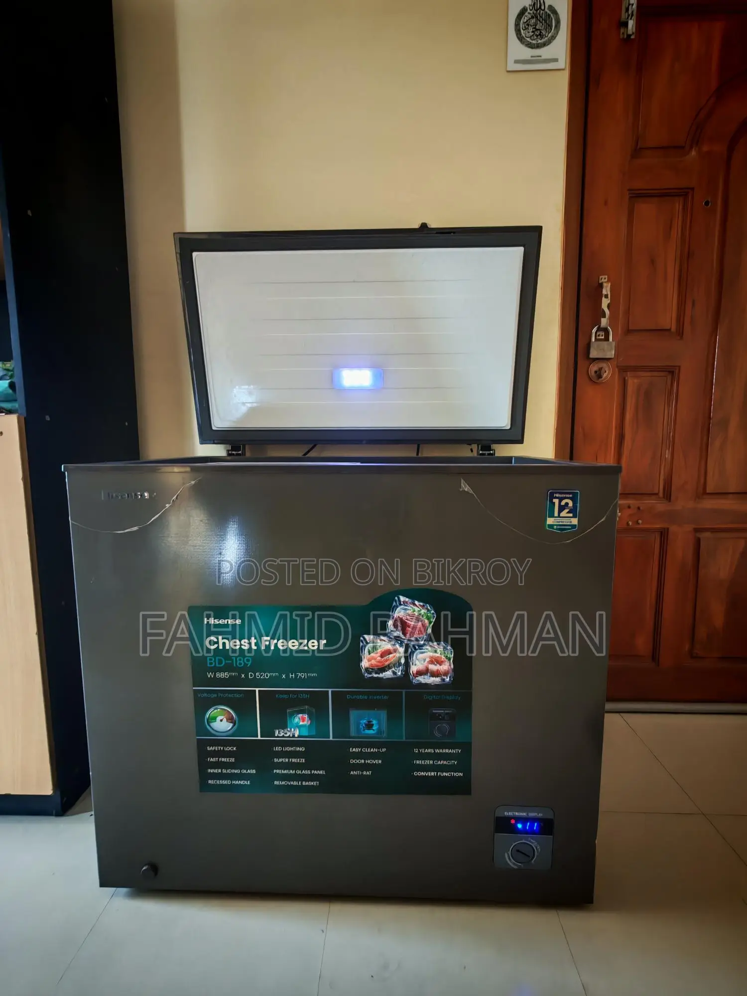 Hisence Deep Freezer 189 Ltr For Sale