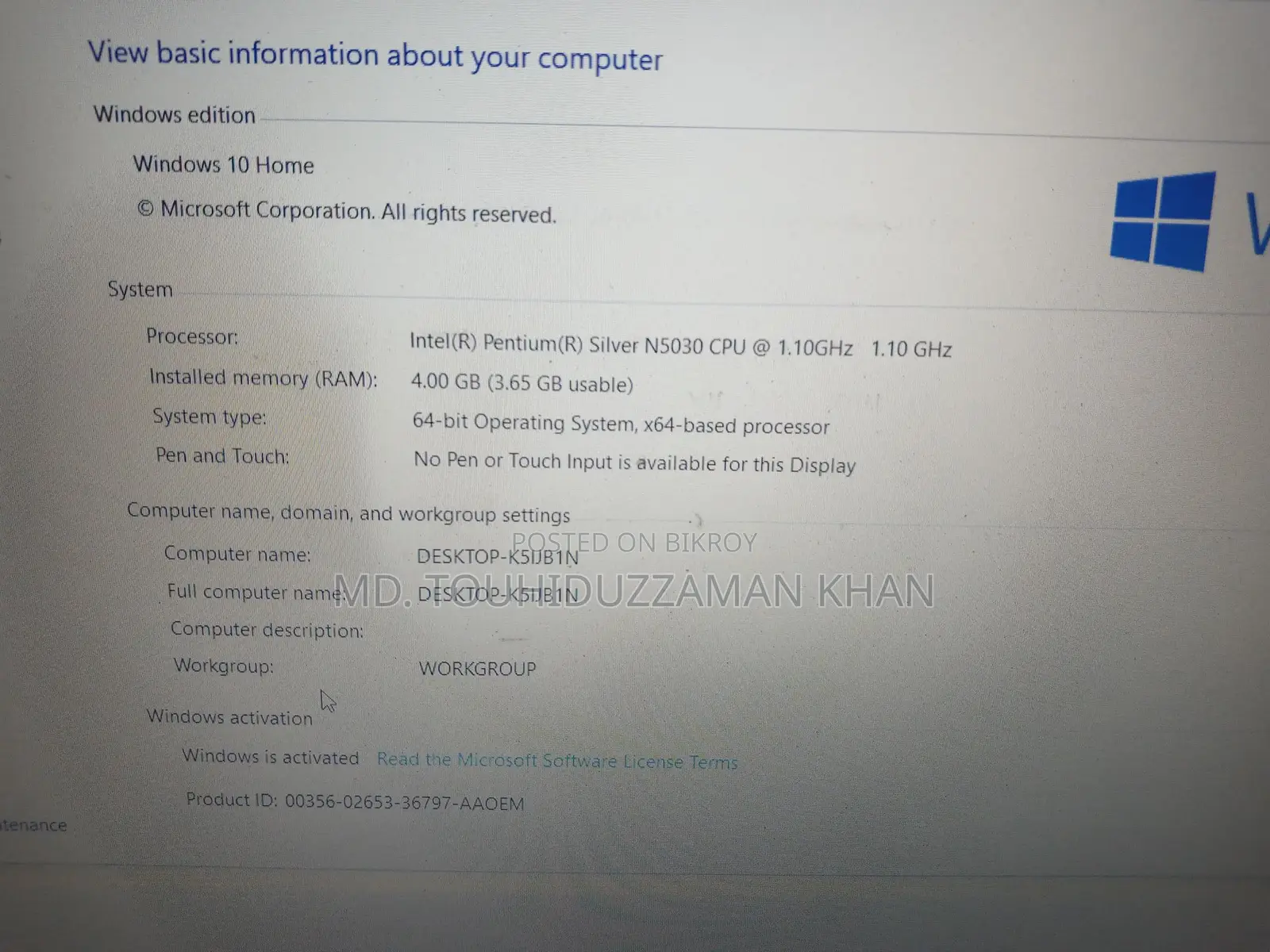 Laptop Sell