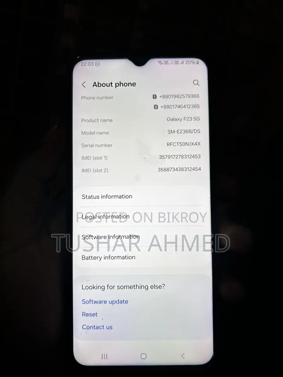 Samsung Galaxy F23 (Used)