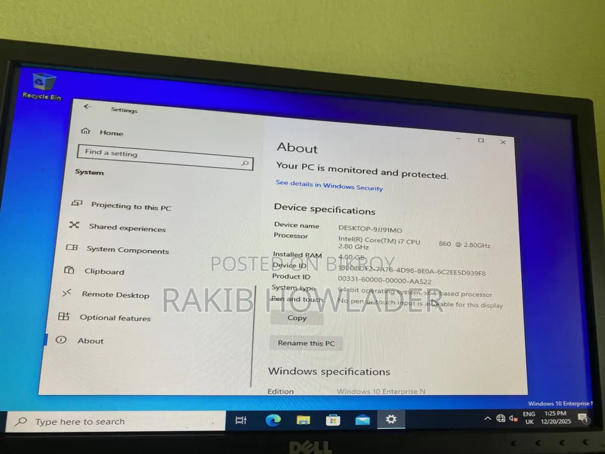 Intel Core i7 860 @ 2.80ghz