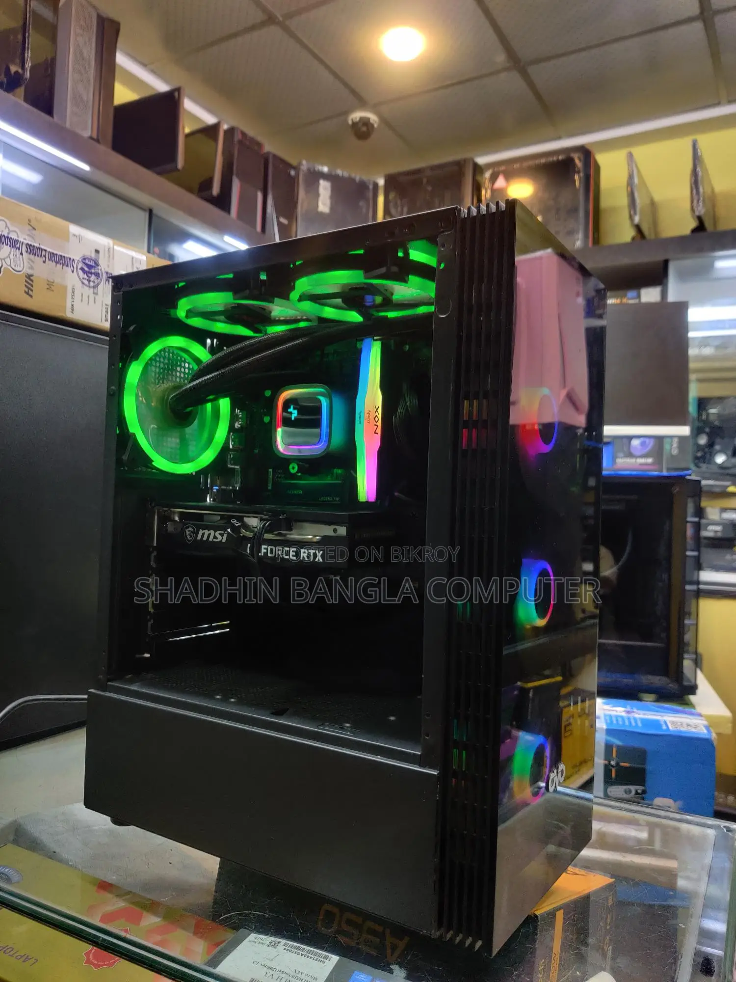 inten core i5 12th gen Ram 32GB RGB GPU RTX 3050 8GB nvme 512GB Adata