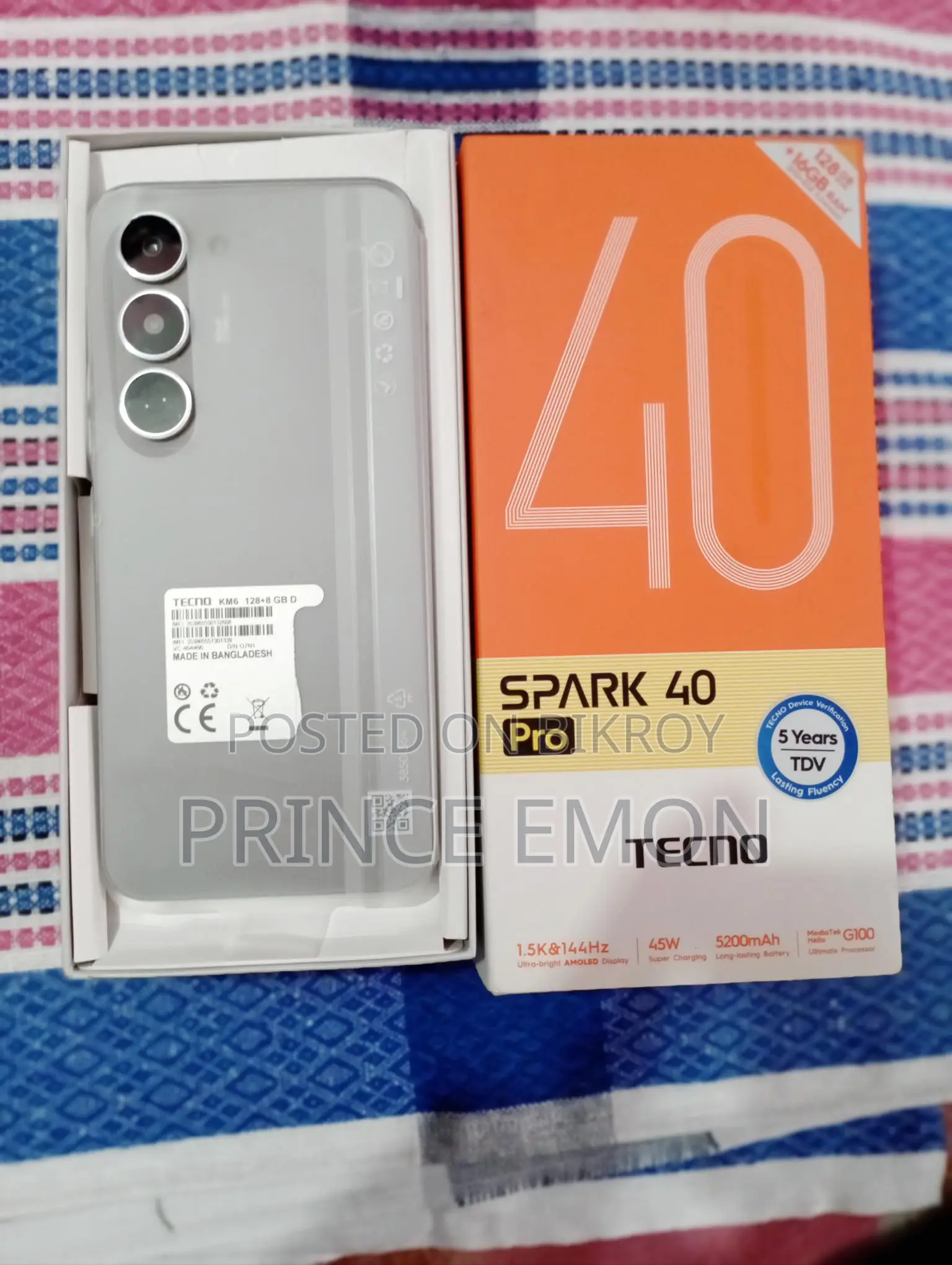 Tecno Spark 40 pro (Used)