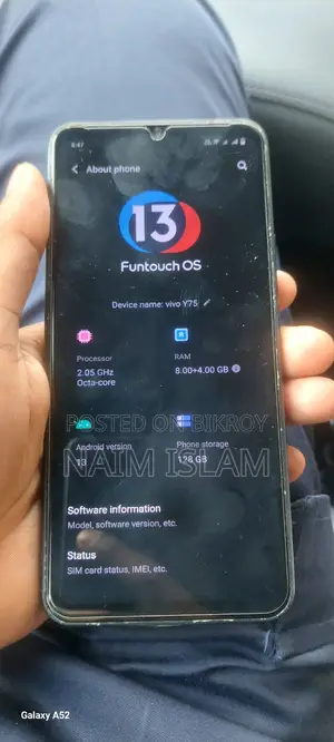 Vivo Y75 . (Used)
