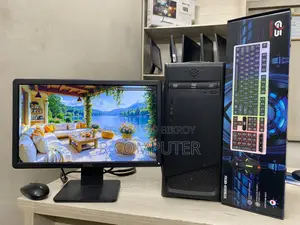 Desktop Computer-DDR-3 PC_Dual Core-HDD 500GB-Dell 19"Monitor_Ram 4GB