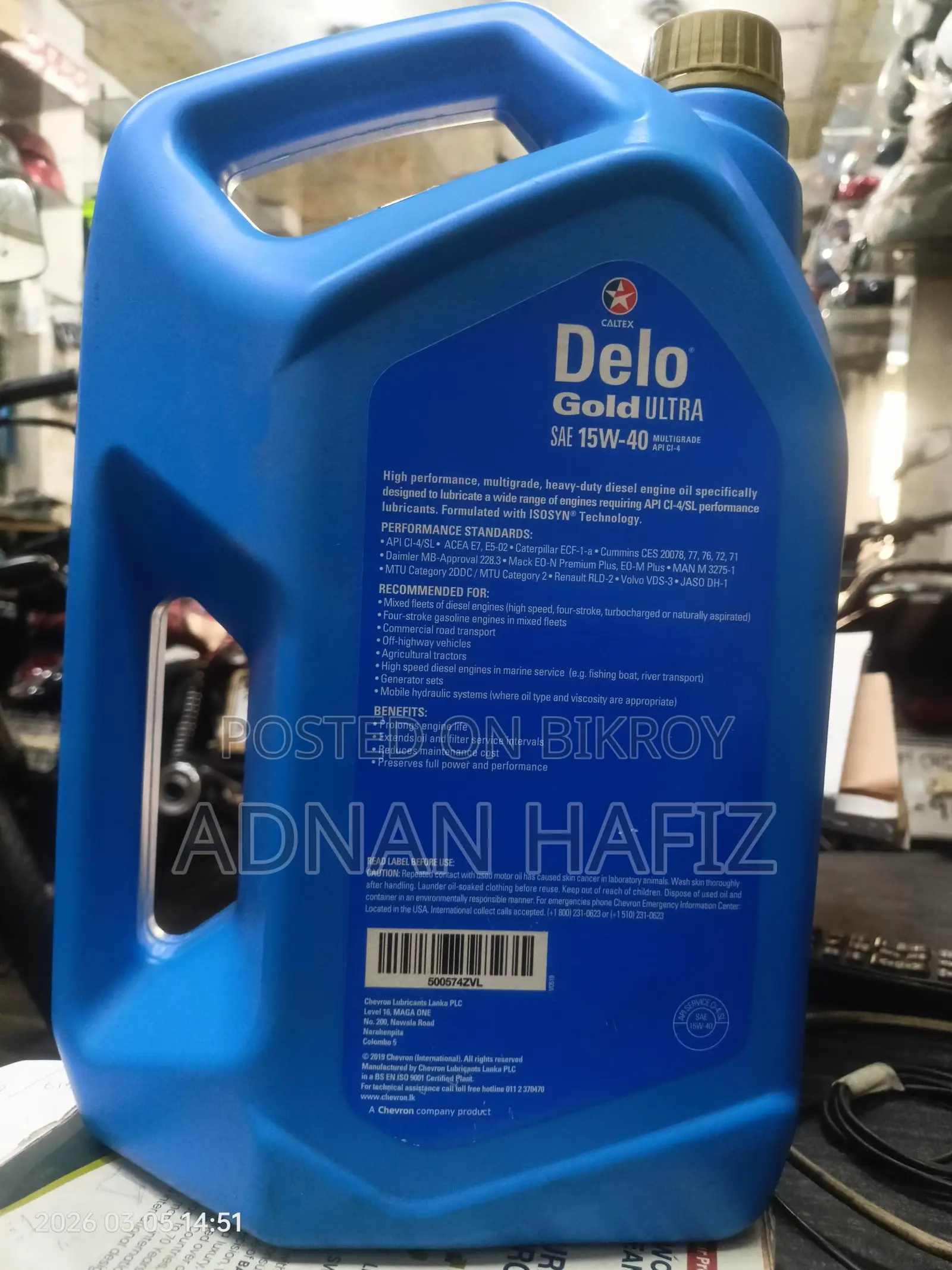 Caltex Delo Gold Ultra