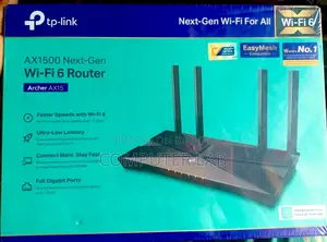 New TP Link Archer AX15 AX1500 Gigabit Dual-Band Wi-Fi 6 With warranty