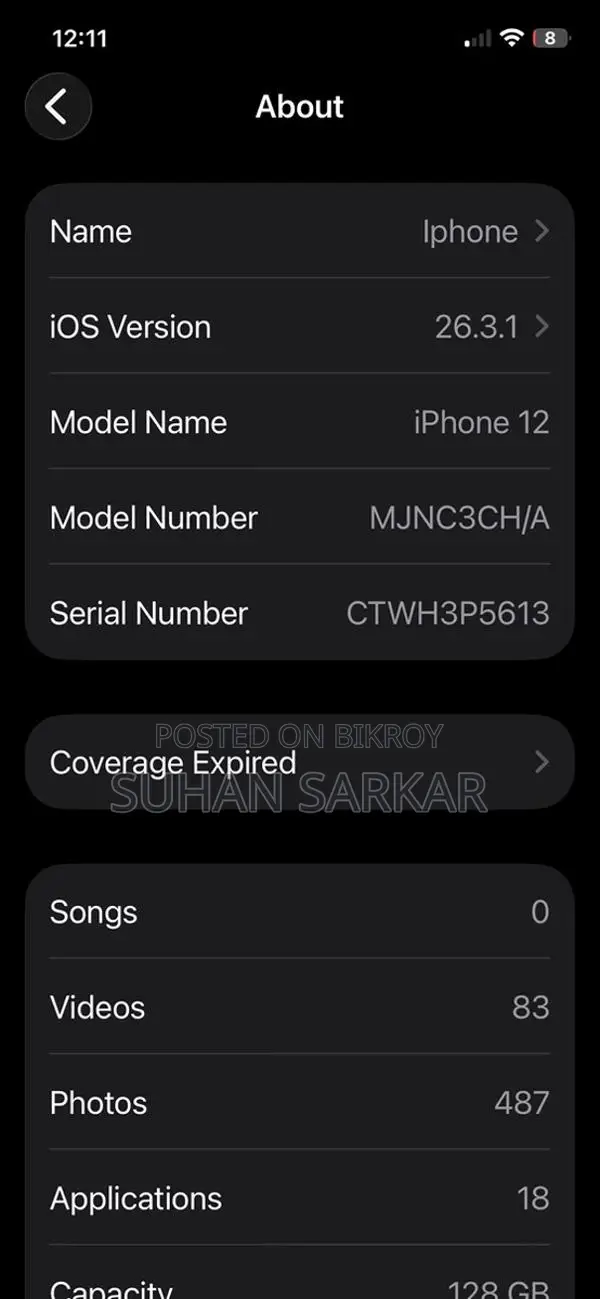Apple iPhone 12 (Used)