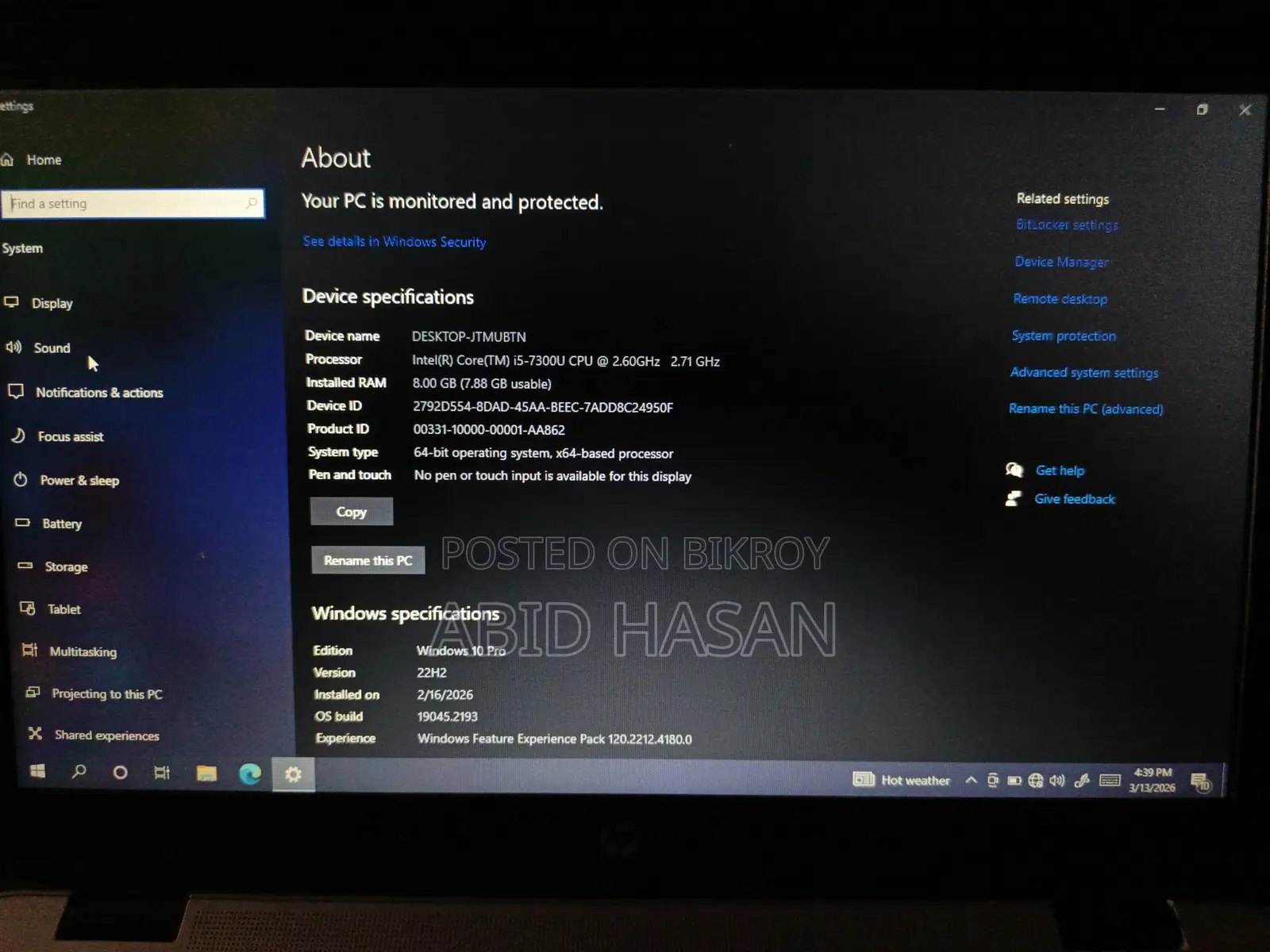 HP EliteBook 840 G4
