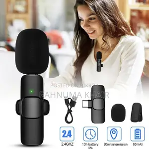 K8 Wireless (Type-C) Lavaliere Microphone - Noise cancelling